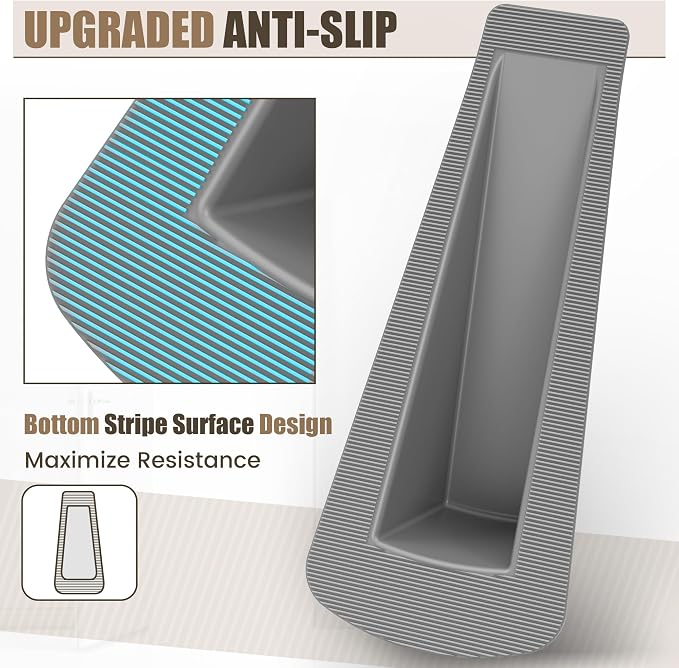 Crosize 5 Pack Door Stoppers for Bottom of Door, Rubber Door Stops | Premium - Image 2