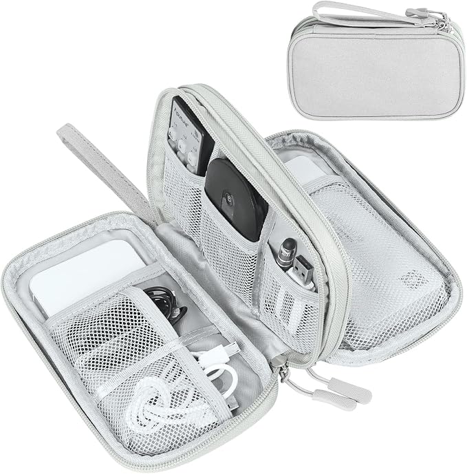 FYY Electronic Organizer, Travel Tech Pouch Bag, Waterproof, Double Layers by FYY