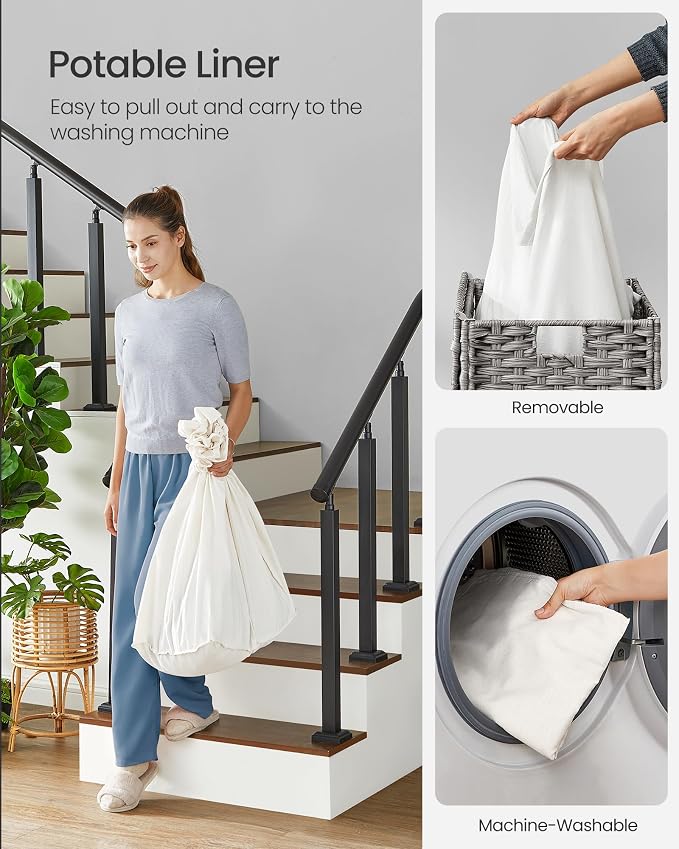 SONGMICS Rolling Laundry Hamper - Image 6