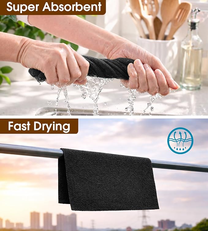 KitchLife Microfiber Cleaning Cloth Roll, 100 Pack - Image 8