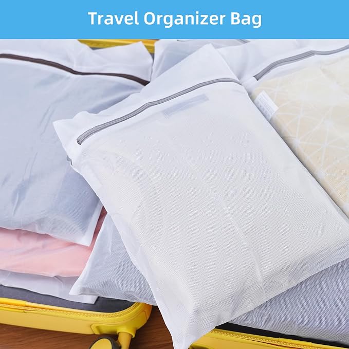 GOGOODA Mesh Laundry Bags for Delicates Durable Protective Wash Bags - Image 6