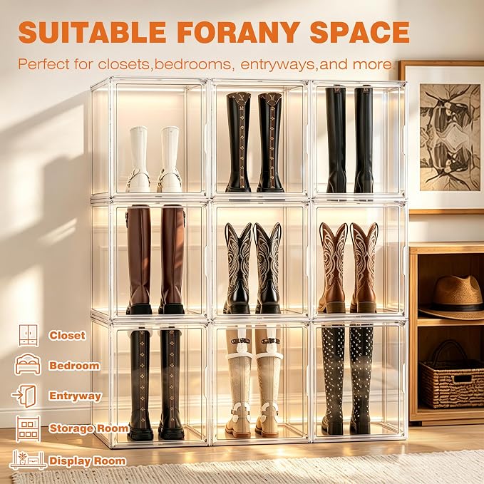 17.7'' XXX-Large Shoe Acrylic Display Case - Image 7