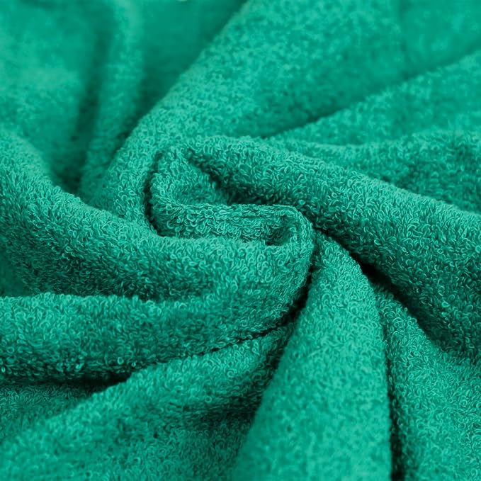 Amazon Basics 6-Piece Oversized Fade-Resistant Towel Set, 100% Cotton, Highly - Image 5