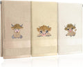 FuWeave 3 Pcs Mini Highland Cow Baby Hand Towels by FuWeave