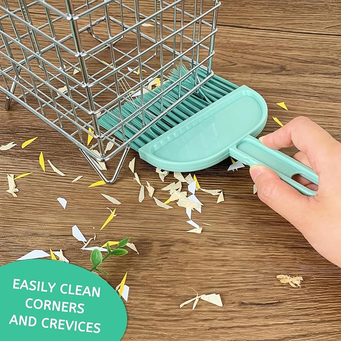 ZUFECY Mini Broom and Dustpan Set, Small Handheld Brush - Image 5