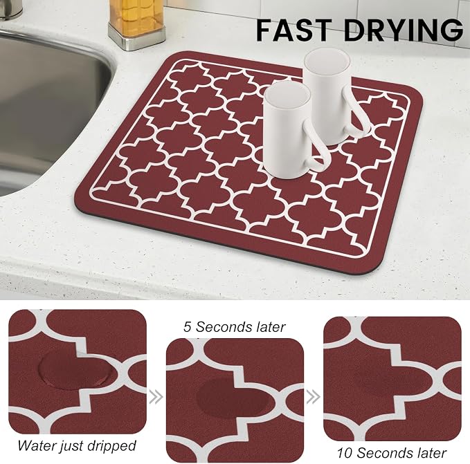 Dish Drying Mat Absorbent Dish Drying Mats - Image 4