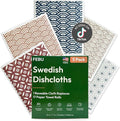 FEBU Swedish Dishcloths for Kitchen, 5 Pack by FEBU