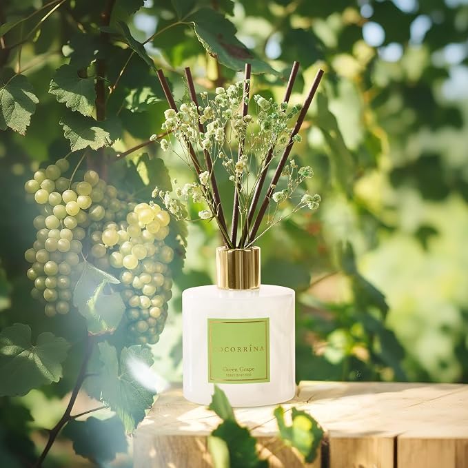 Reed Diffuser - Green Grape 6.7 fl oz Reed Diffuser - Image 4