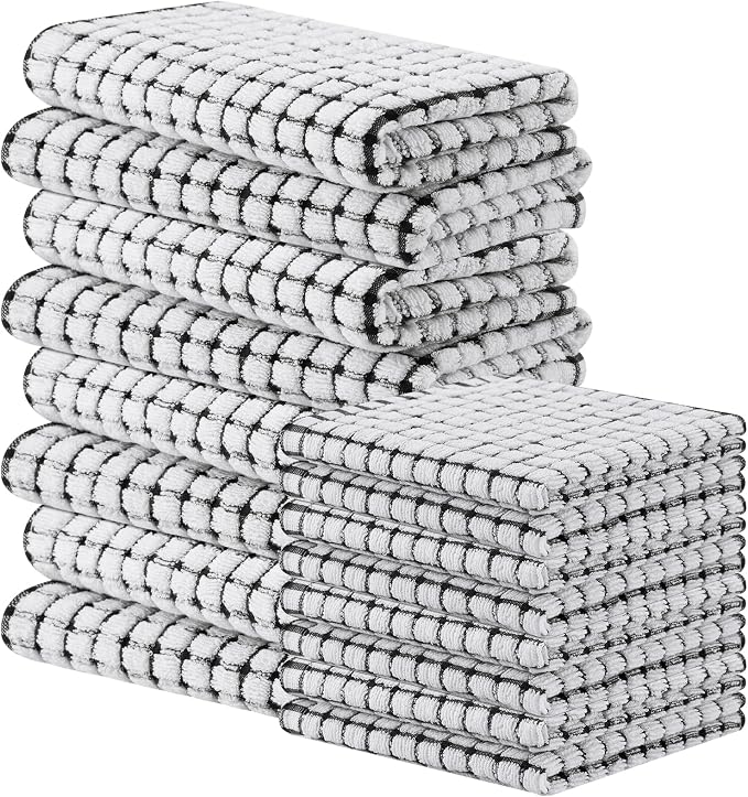 Homaxy Kitchen Towels and Dishcloths Set by Homaxy