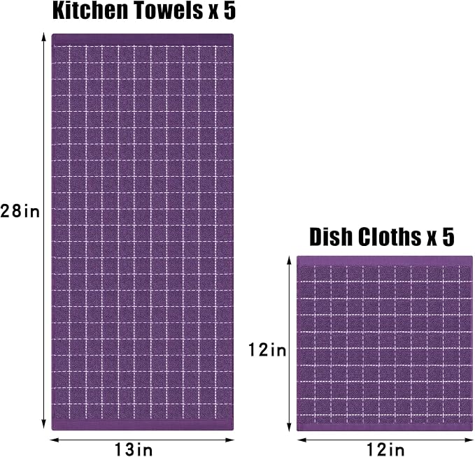 Homaxy Kitchen Towels and Dishcloths Set - Image 4