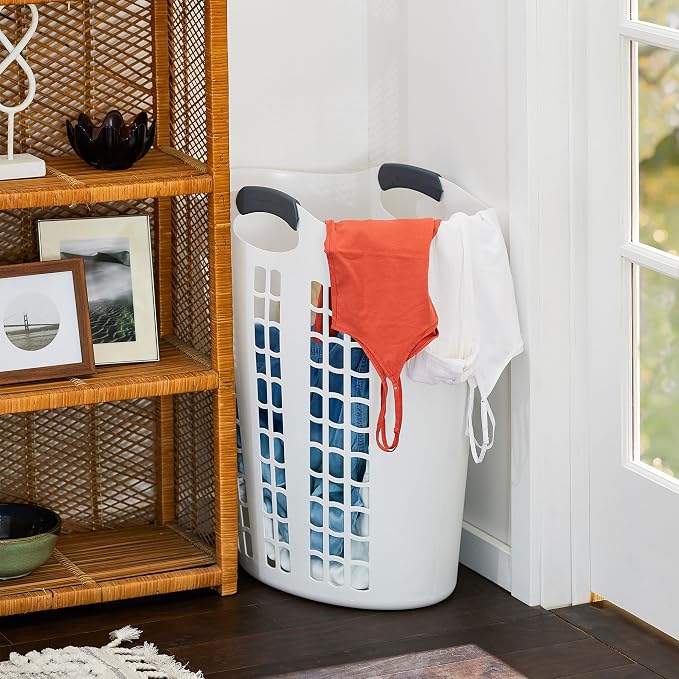 Gracious Living Laundry Basket, Easy Carry Flex Collapsible Hamper - Image 7