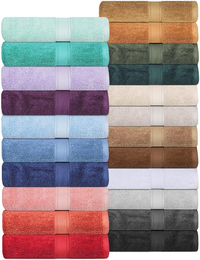 Superior Egyptian Cotton 800 GSM Plush & Absorbent, 9 Piece Set, Chocolate | - Image 8