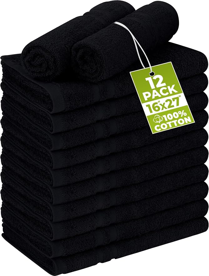 Utopia Towels Bleach Proof Salon Towels, 16x27 in, Durable Ideal by Unknown