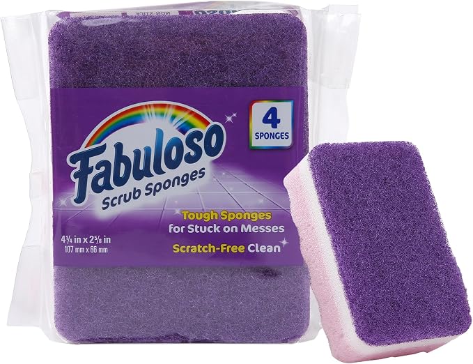 Fabuloso Scratch-Free Kitchen Dish Sponges, and counters by Fabuloso