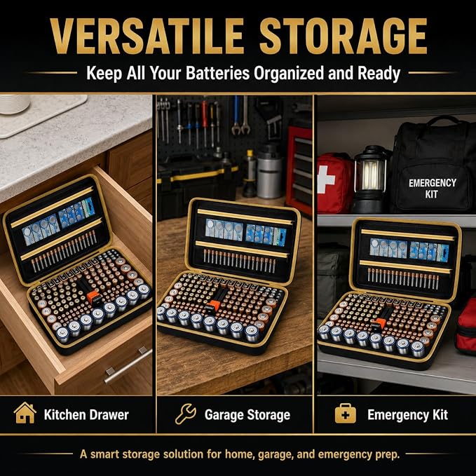 Comecase Battery Organizer Case - Image 8
