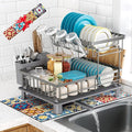 2 Tier Large Detachable Dish Drying Rack by IMXSUMDA