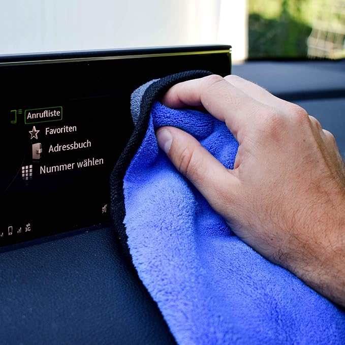 Kemes Microfiber Towels for Cars 3 Pieces 500 GSM polishing Cleaning Home - Image 2