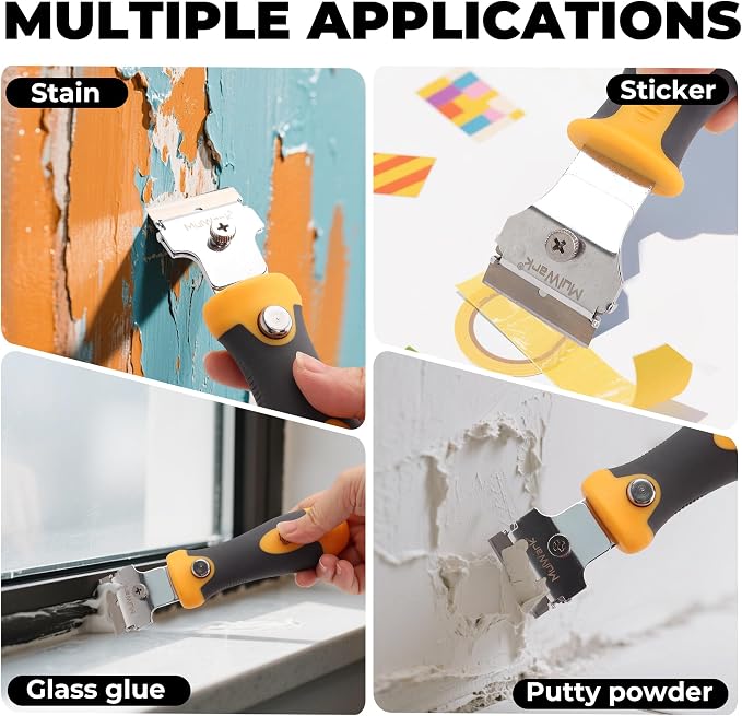 MulWark Razor Blade Scraper | 2 Handles Razor Scraper Set - Image 8