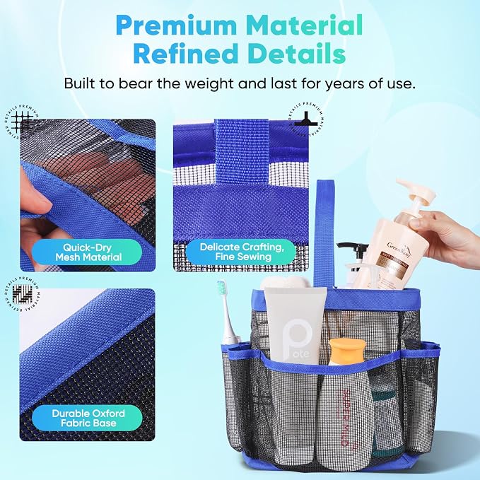 EUDELE Mesh Shower Caddy Portable - Image 5
