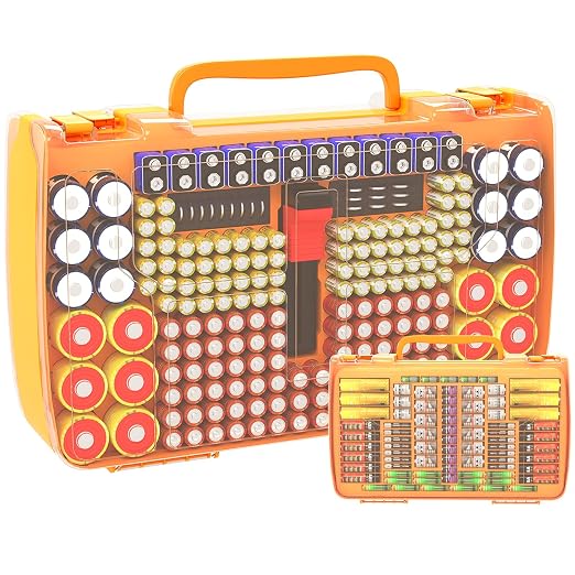 Battery Organizer Storage Case by APTBYTE