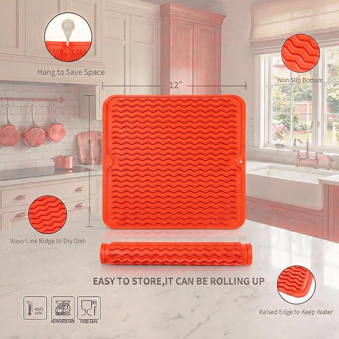 MicoYang Silicone Dish Drying Mat - Image 2