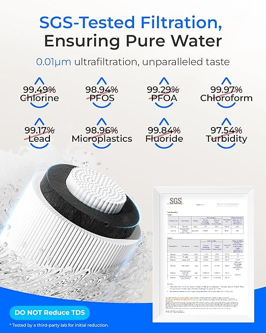 Waterdrop 10UAW-UF 0.01 μm Ultra Filtration Under Sink Water Filter System | - Image 4