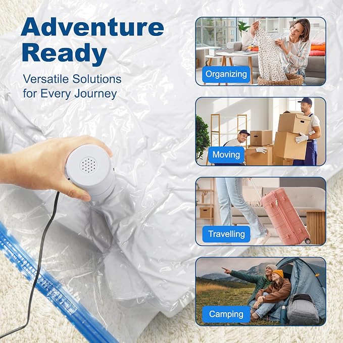 HOUSE DAY 18 Pack Vacuum Storage Bags - Image 8