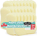 Mr. Scrub Sponges Kitchen Scrub Dish Sponge Scouring Pad, 24 Pack Cleaning by MrScrubCleaninghelpers