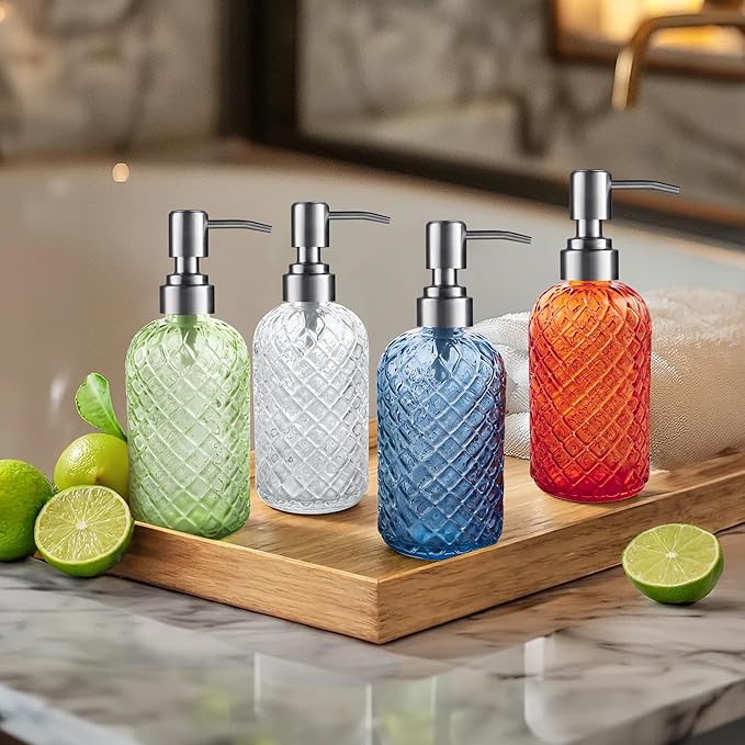 Kaishun Refillable Glass Soap Dispenser - Image 6