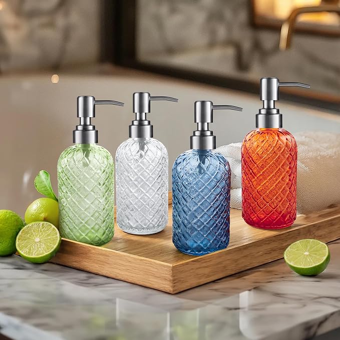 Kaishun Refillable Glass Soap Dispenser - Image 6