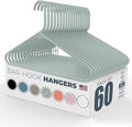 Plastic Hangers 50 Pack – Made in the USA – 6lb Capacity Standard Clothes by NeatiesHangers