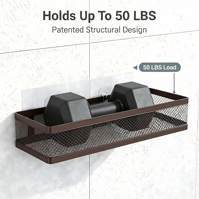 PUSDON 5-in-1 16.5" Extra Long Slim Wall Mount Wrapped Mesh Kitchen Organizer & - Image 5