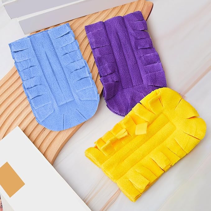 Zubebe 12 Pcs Reusable Duster Refills Fleece, Light Blue - Image 6