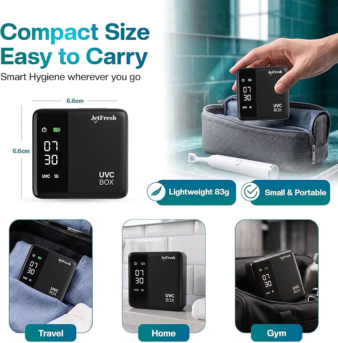 Jetfresh UV Toothbrush Sanitizer Holder & Cleaner - Image 6