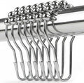 Shower Curtain Hooks Rings, Rustproof Metal Shower Curtain Rings by Unknown