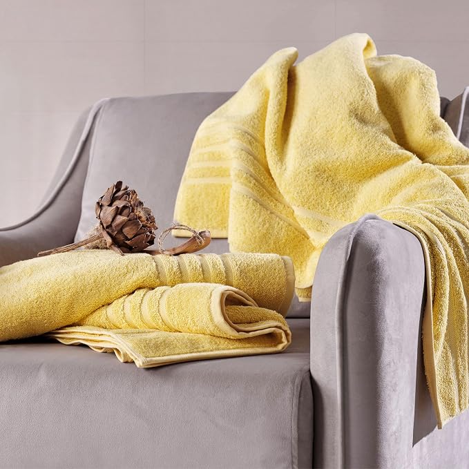 Hawmam Linen Jumbo Large Bath Sheets Towels 2 Pack Soft and Absorbent - Image 5