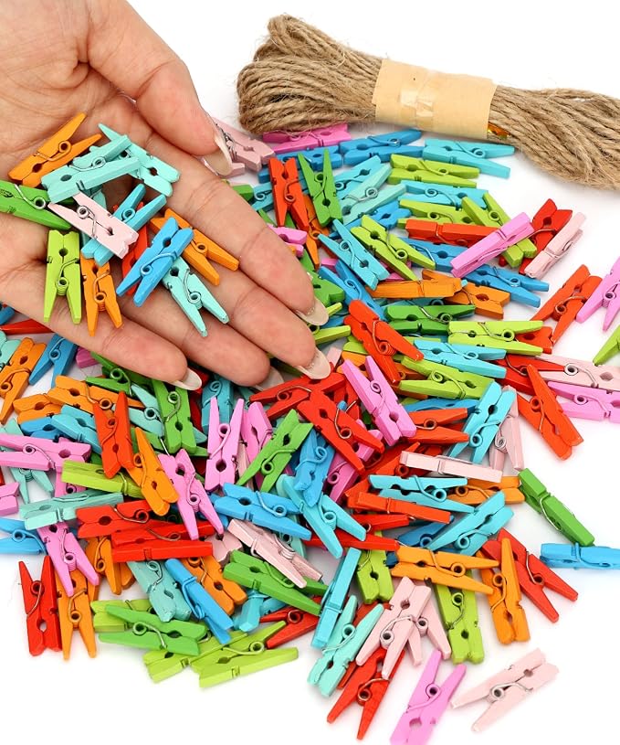 Mr. Pen- Mini Wooden Clothes Pins by MrPen