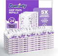 5X Cleaning Power Mop Refills for Swiffer Power Mop, 500+ Strips Multi-Surface by Domudy