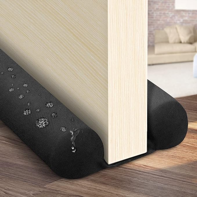 Waterproof Twin Door Draft Stopper Adjustable Size 30" to 36" Weather Stripping by Unknown
