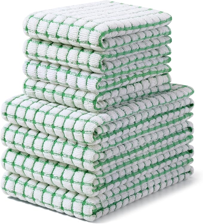 Homaxy Kitchen Towels and Dishcloths Set by Homaxy