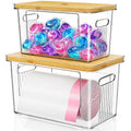2 Pack Clear Trash Bag Holder by Unknown