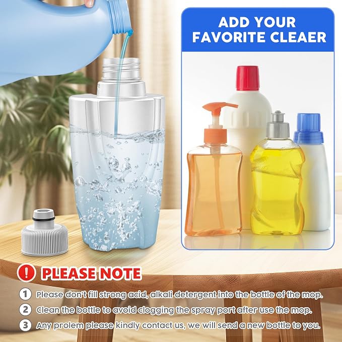 Spray Mop for Floors Cleaning: Hardwood Floor Mop Microfiber Wet Dust Mops | - Image 4