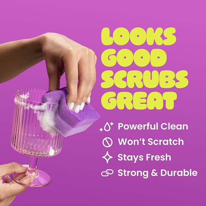 Brite by Scotch-Brite Scrub & Wipe Scrubber, 6 Pack of Scrubbers | Scrubbing - Image 4