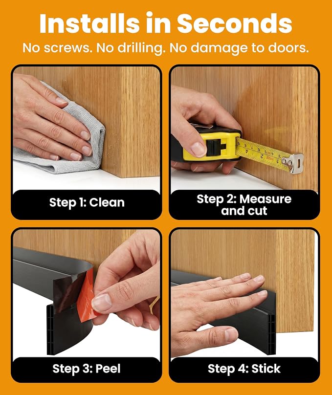 Everlasting Comfort One-Sided Door Draft Stopper - Image 3