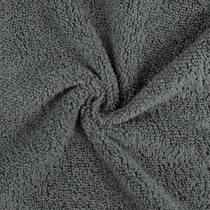 Orighty Washcloths Bulk, 100 Pack Microfiber Face Towels, 12x12 Inch Grey - Image 2