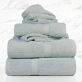 SUPERIOR Egyptian Cotton Ultra Plush & Absorbent, 6 Piece Set, Sea Foam | Quick by SUPERIOR
