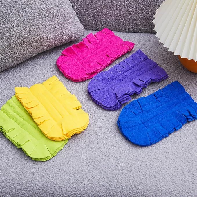 Zubebe 30 Pcs Reusable Duster Refills Fleece, Dark Color | Soft Polyester Fiber - Image 6