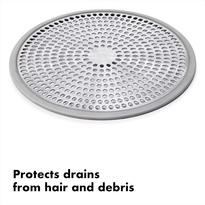 OXO Good Grips Shower Stall Drain Protector | Rust-proof Stainless Steel - Image 3