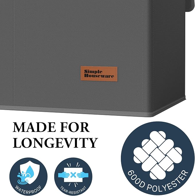 Simple Houseware Double Laundry Hamper - Image 5