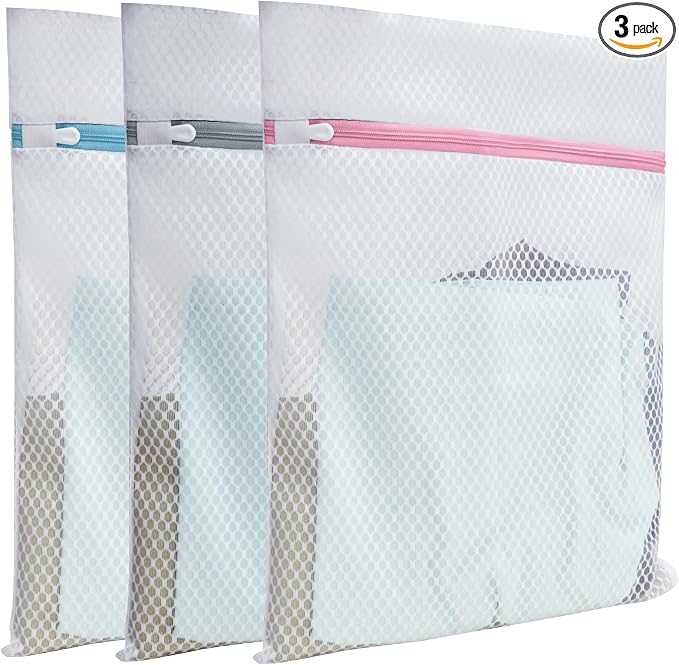 Mesh Laundry Bags for Delicates – 3 Pack by Unknown